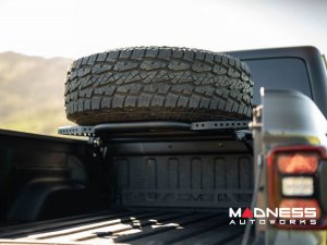 Jeep Gladiator Tire Carrier - Adjustable - In-Bed by DV8